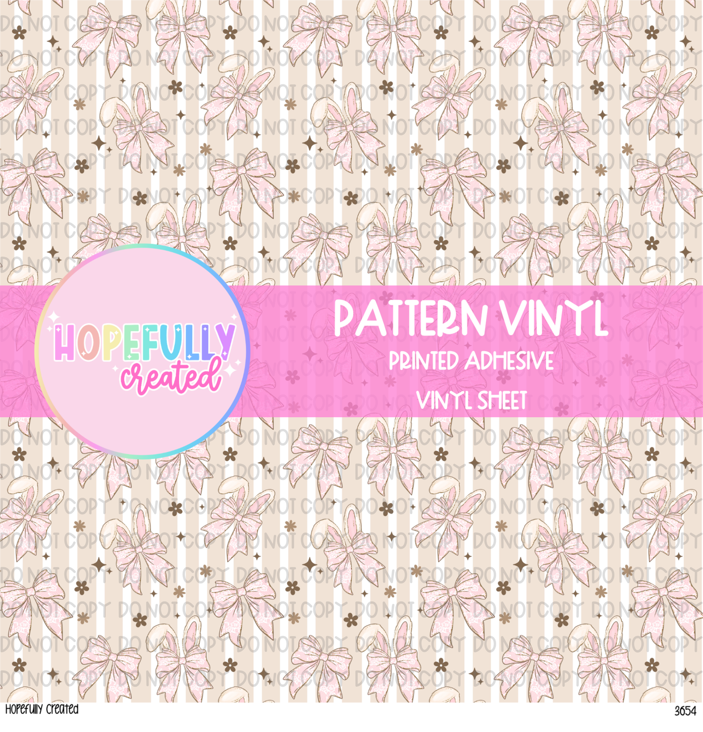 Bunny Bows Vinyl Collection - 3654