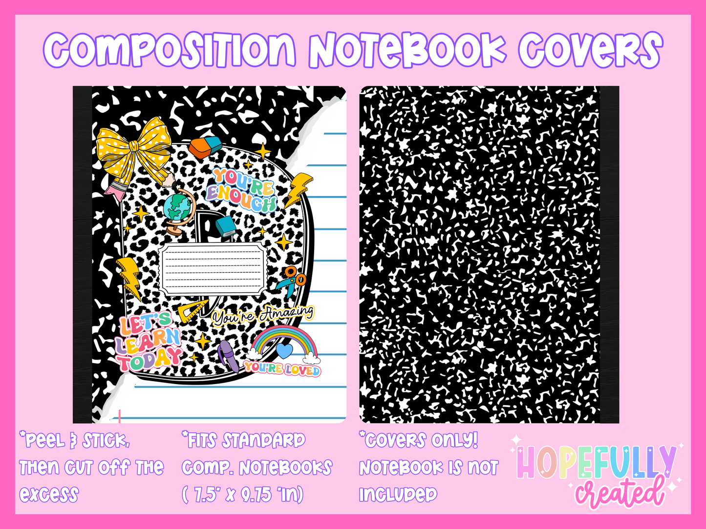 Initial Composition Notebook Cover