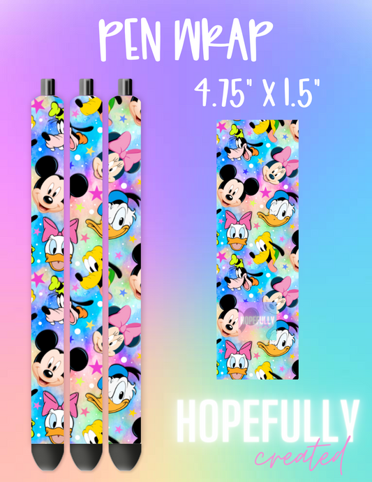 Mouse Friends Pen Wrap-299 VIP