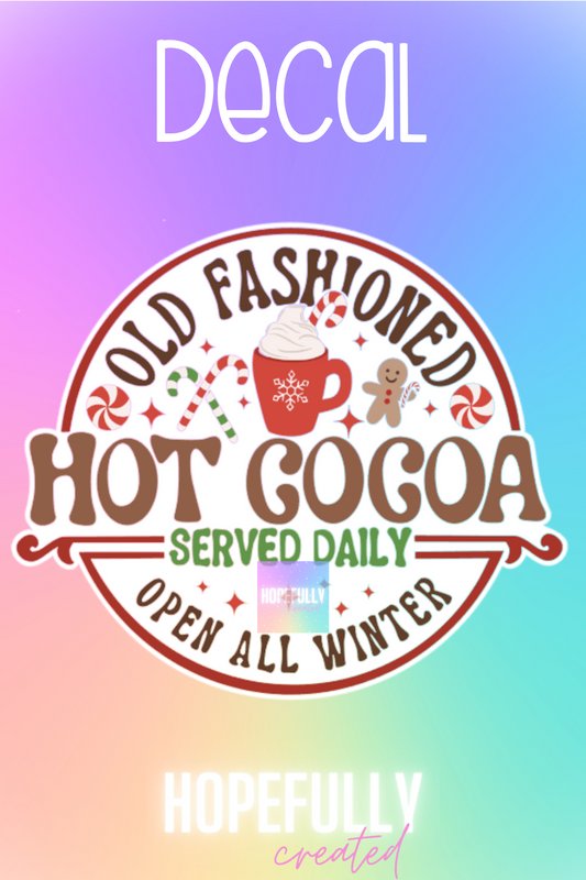 Hot Cocoa Decal-39