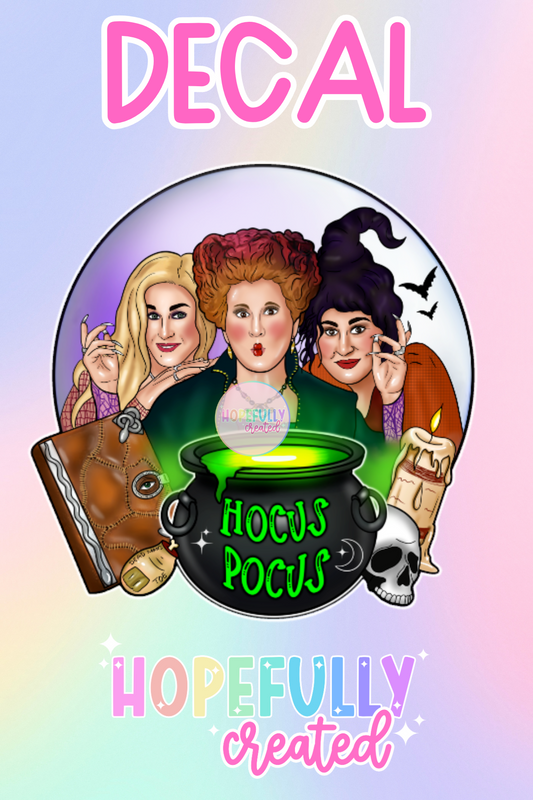 Hocus Pocus Decal-410 VIP