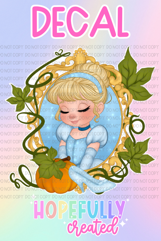 Cinderella Decal-847 VIP