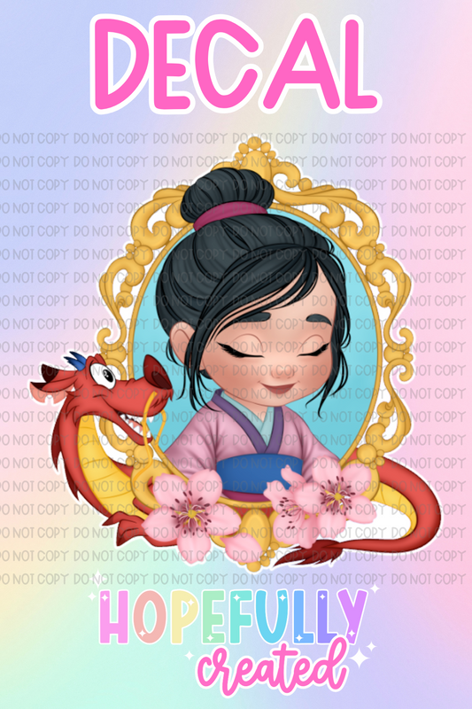 Mulan Decal-849 VIP