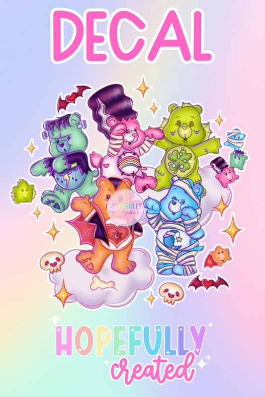 Halloween Bear Decal-412 VIP