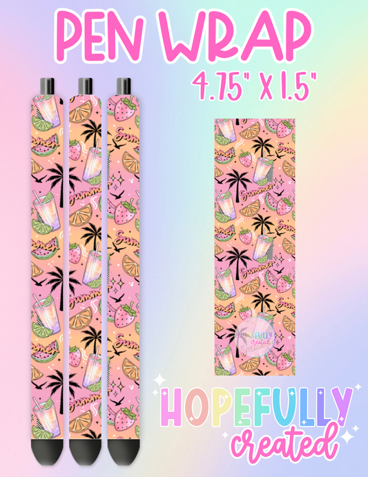 Summer Drinks Pen Wrap-2728