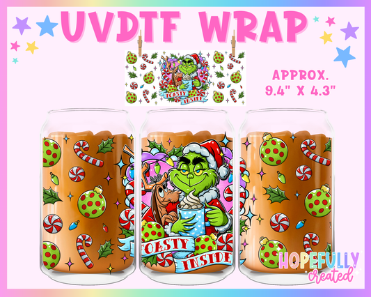 Toasty Inside UVDTF Glass Can Wrap