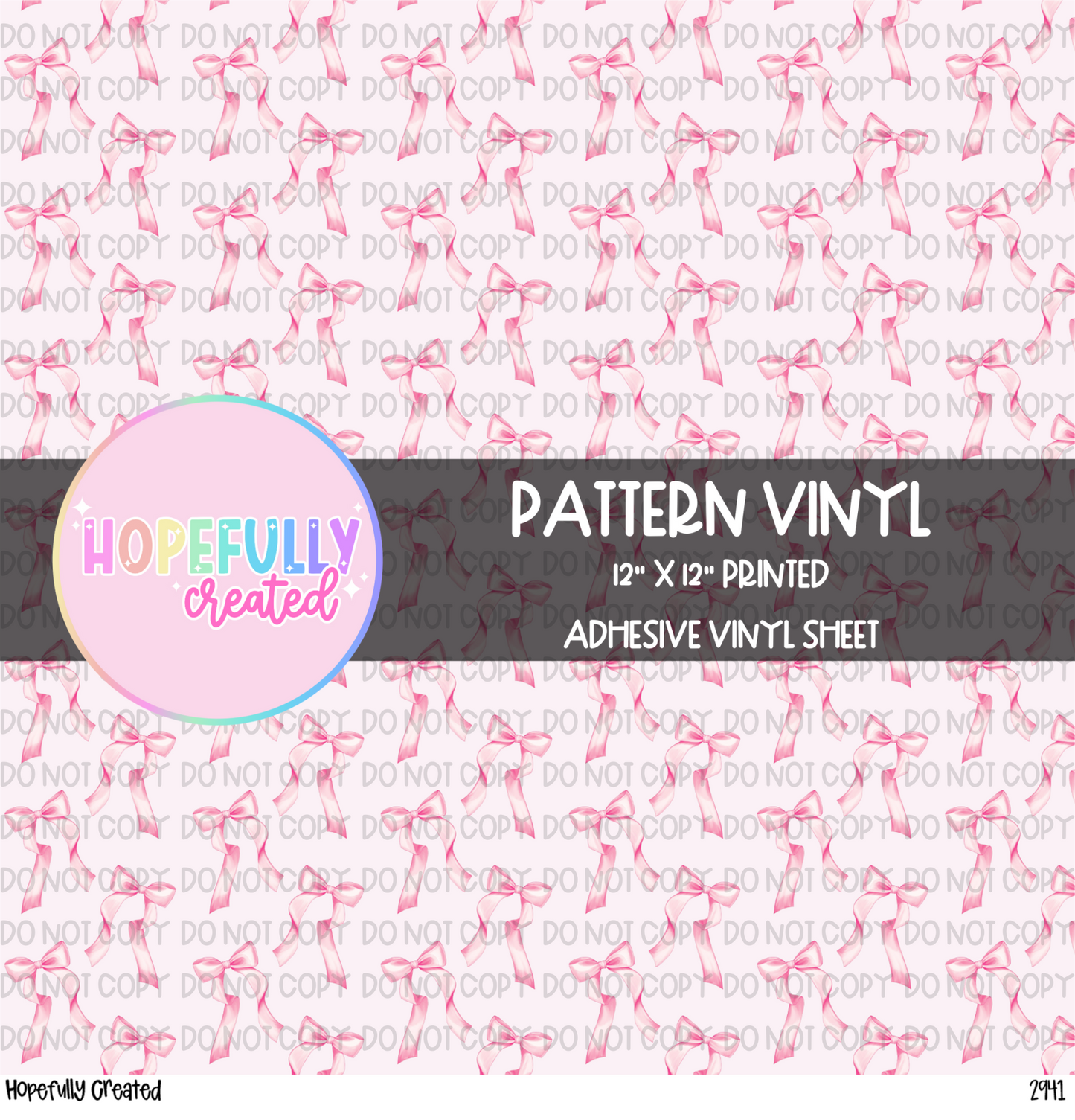 Bows Vinyl Collection- 2941