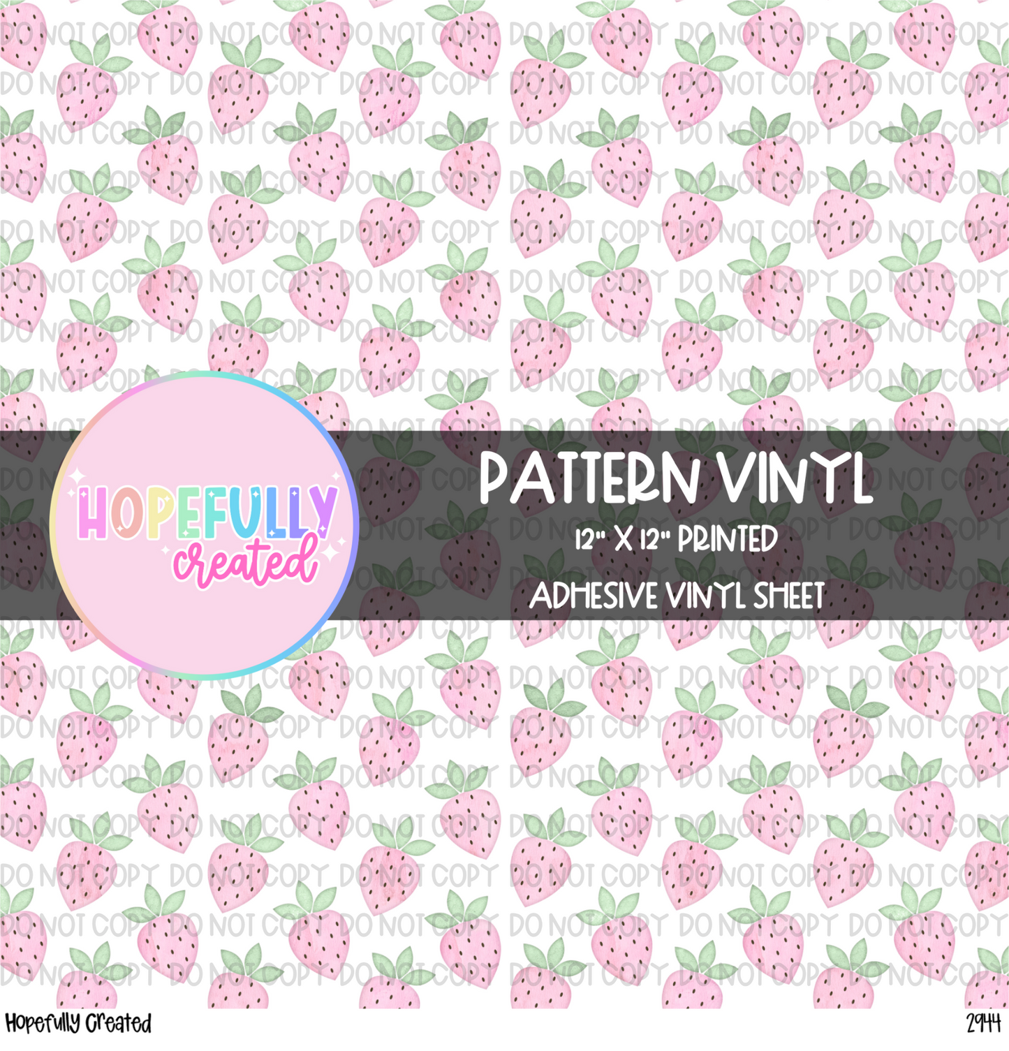 Strawberry 12x12 - 2944