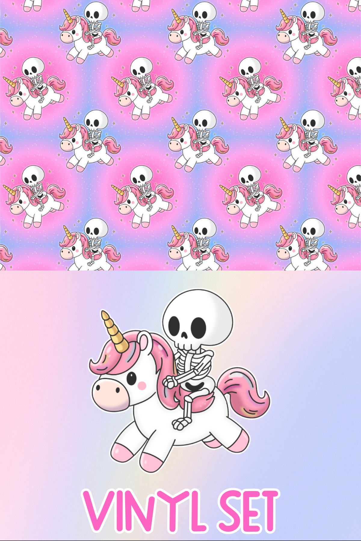 Skellie Unicorn Vinyl Set *HC Exclusive