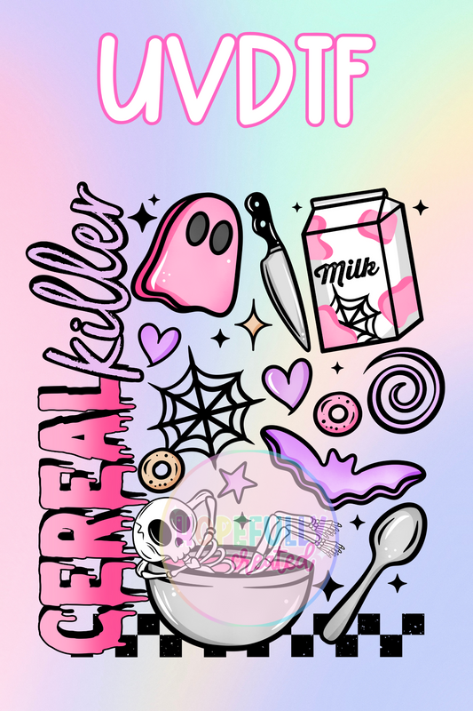 Cereal Killer UVDTF Decal