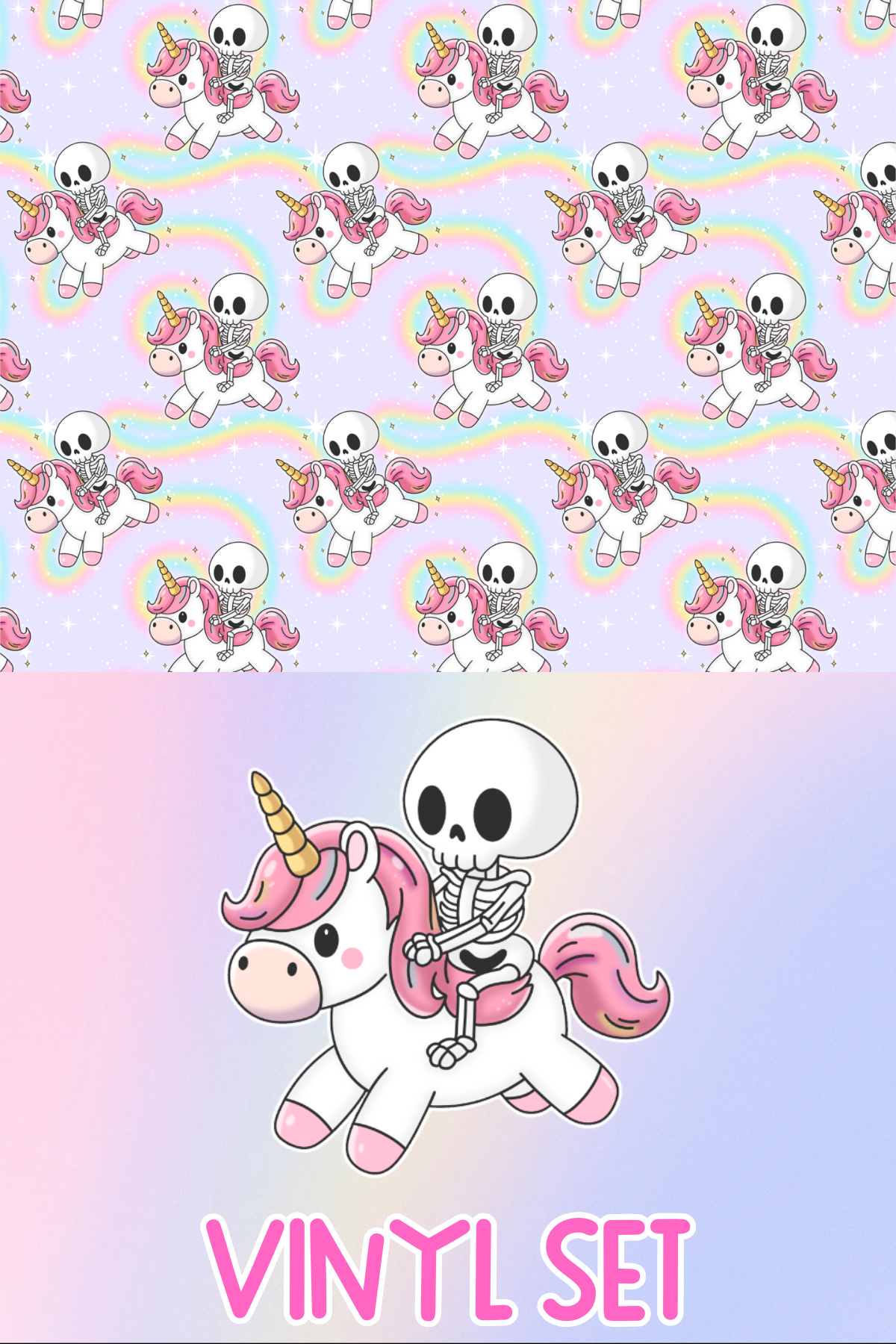 Skellie Unicorn Vinyl Set *HC Exclusive