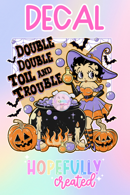 Betty Halloween Decal-420 VIP