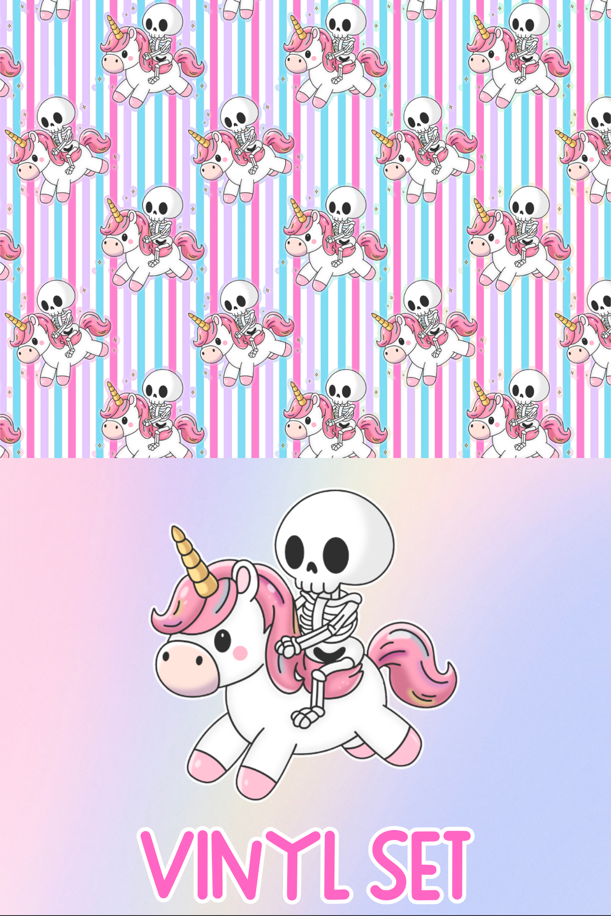 Skellie Unicorn Vinyl Set *HC Exclusive