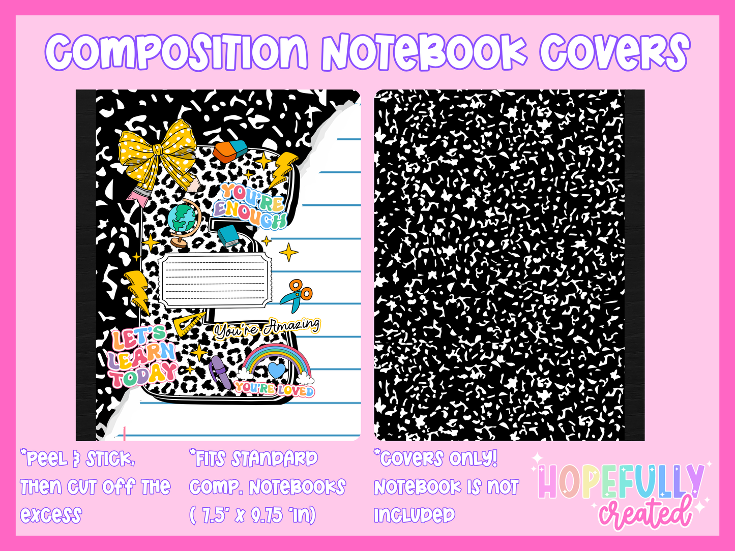 Initial Composition Notebook Cover