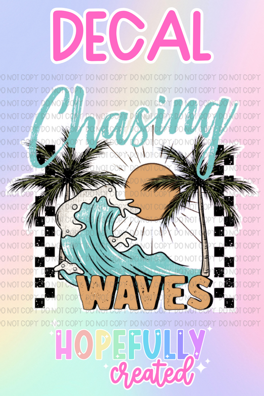 Chasing Waves Decal-857