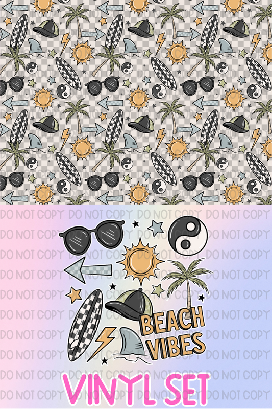 Beach Vibes Blue Vinyl Set