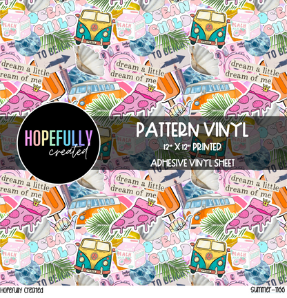 Summer Collage Vinyl Collection- 1166