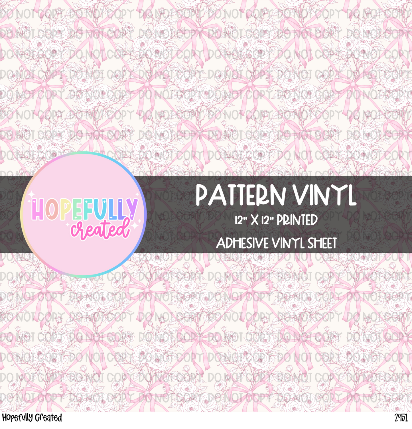 Bows Vinyl Collection - 2951