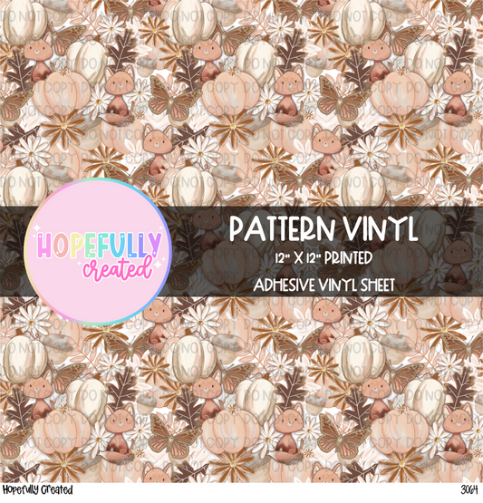 Pumpkins and Fox Vinyl Collection - 3064