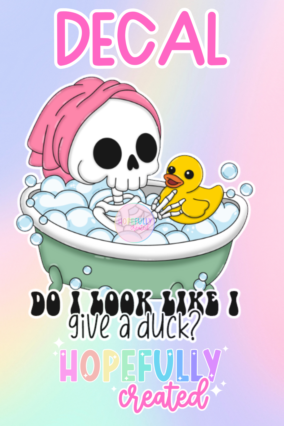 Give a Duck Decal-423