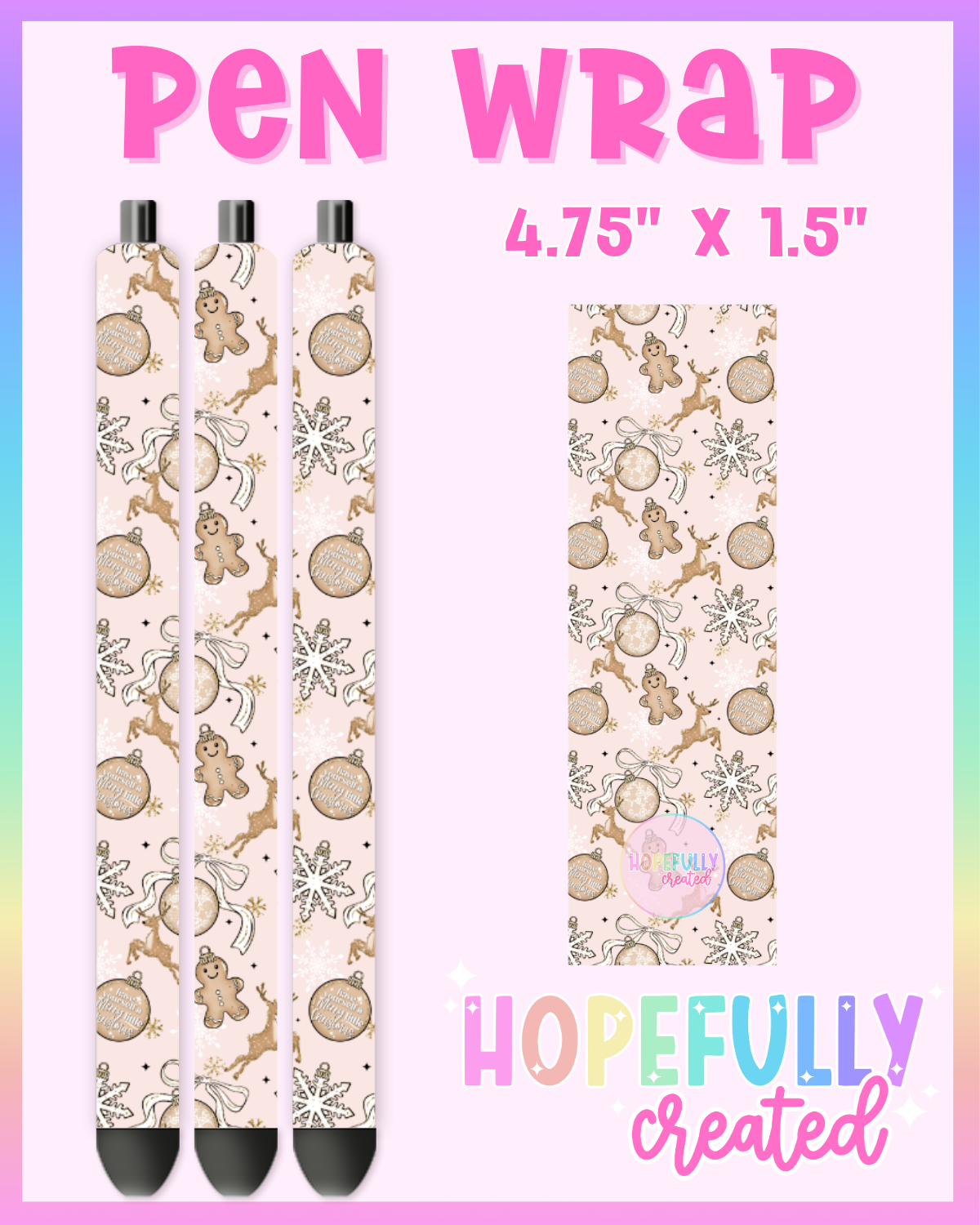 Gingerbread Bows Vinyl Collection - 3335