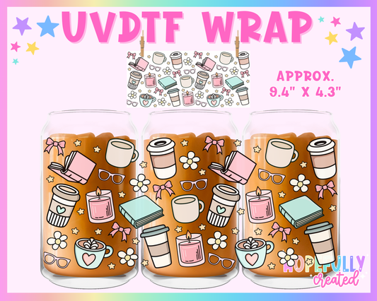 Girly Things UVDTF Glass Can Wrap