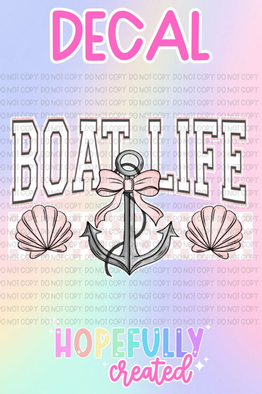 Boat Life Decal-862