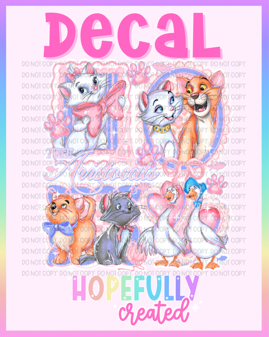Cats Decal-1226 VIP