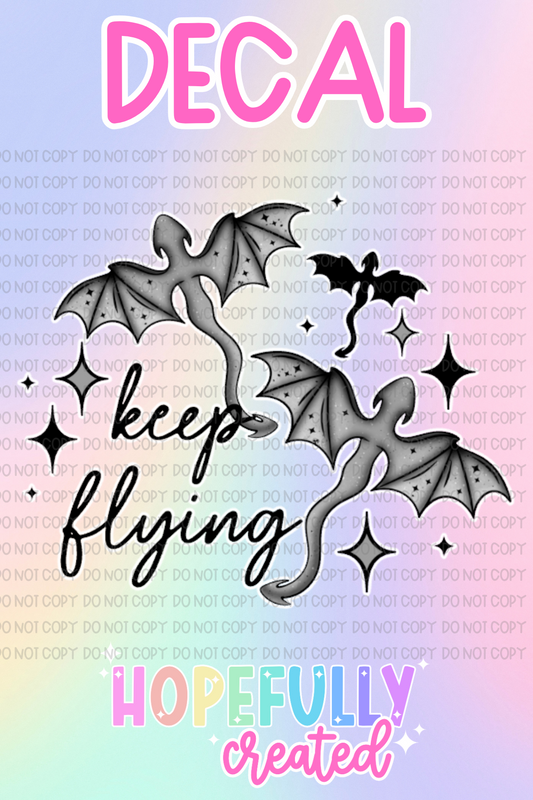 Keep Flying Decal-864