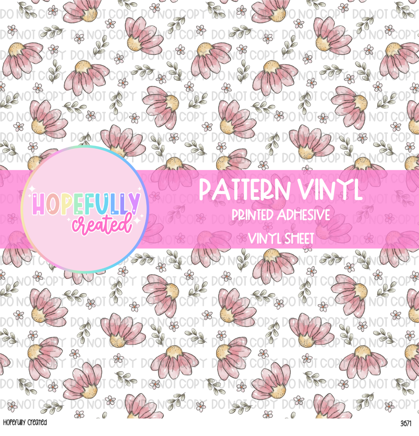 Floral Vinyl Collection - 3671