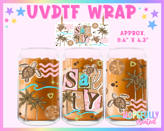 Salty UVDTF Glass Can Wrap