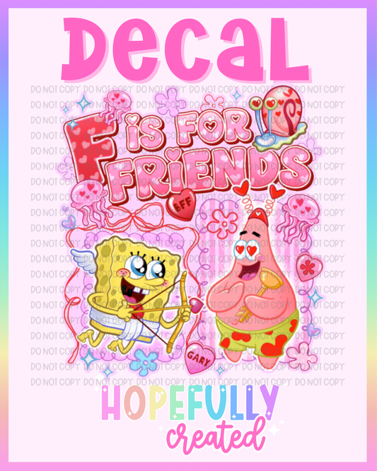 Sponge Vday Decal-1228 VIP