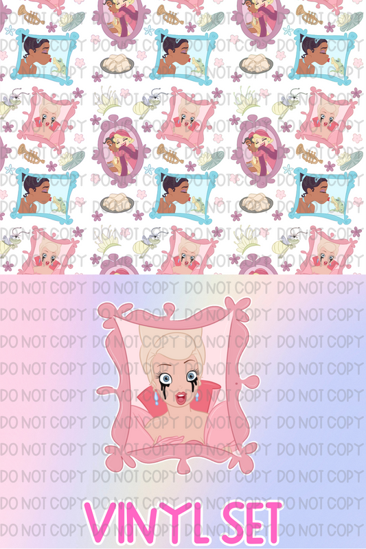 Princess Tiana Vinyl Set