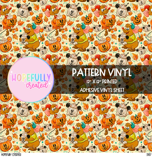 Pumpkin Spice Mice Vinyl Collection - 3167 VIP