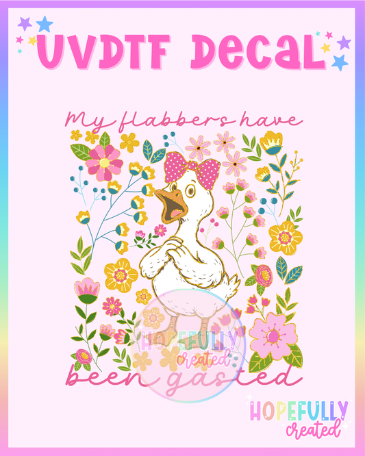 Goose UVDTF Decal