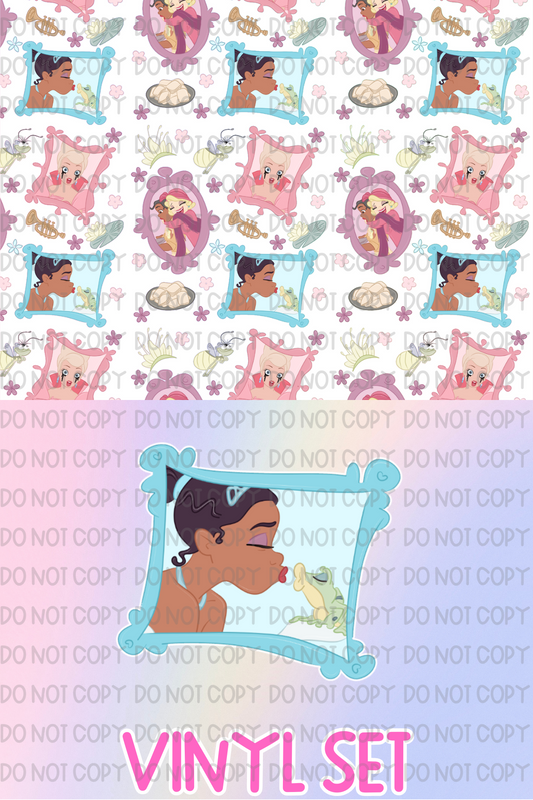 Princess Tiana Vinyl Set