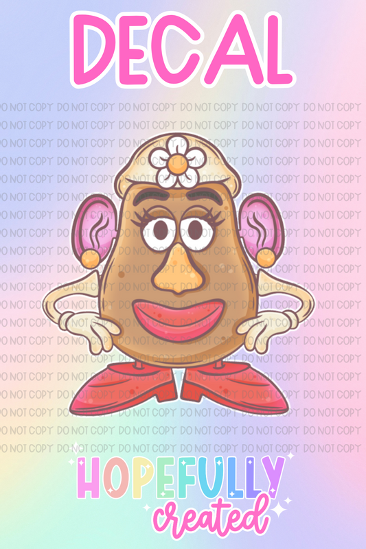 Mrs Potato Decal-756 VIP
