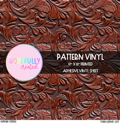 Tooled Leather Vinyl Collection - 2017