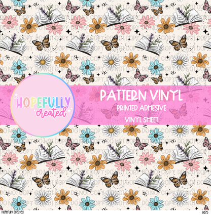 Floral Books Vinyl Collection - 3675