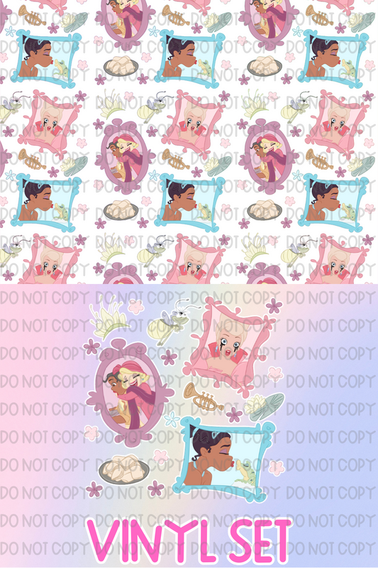 Princess Tiana Vinyl Set