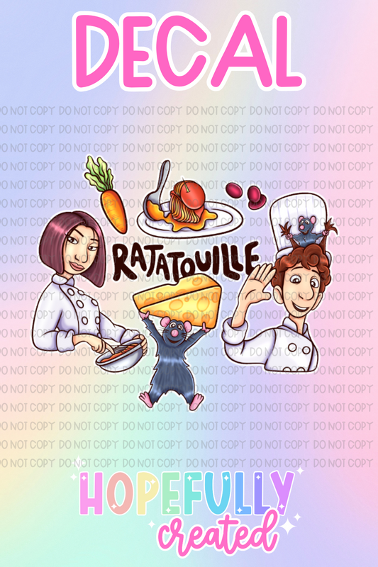 Chef Mouse Decal-759 VIP