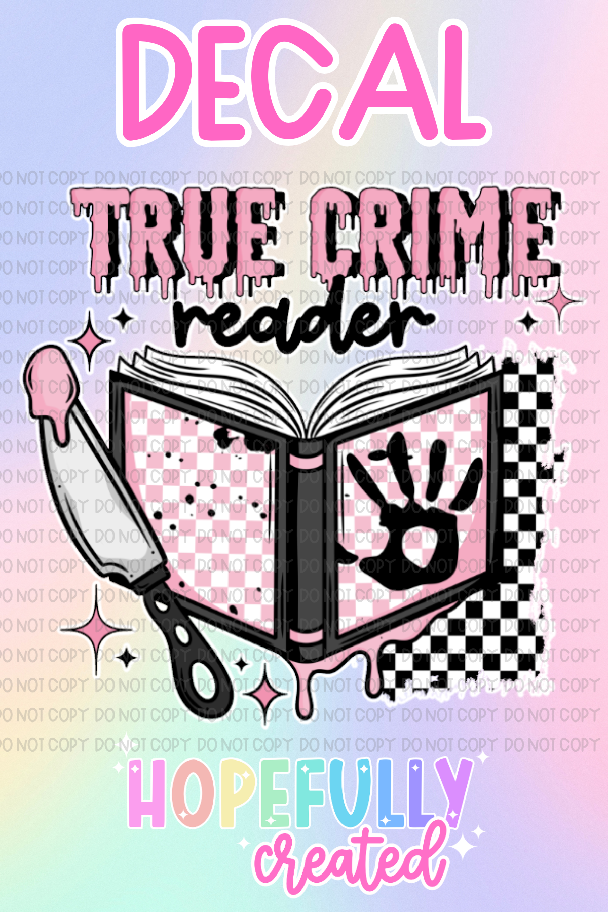 True Crime Decal-869