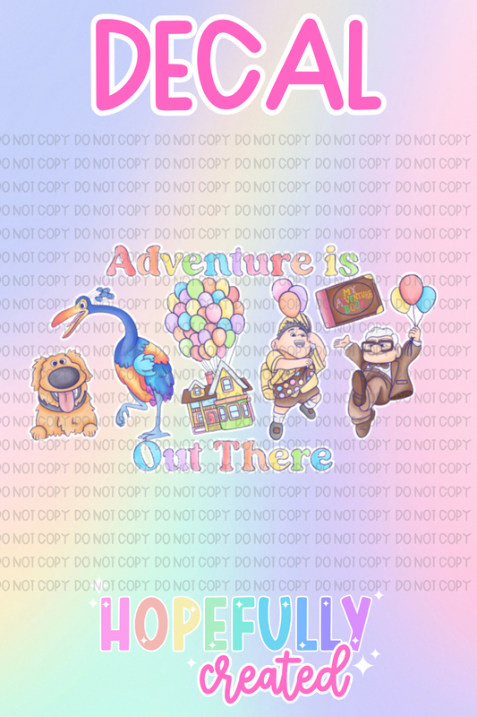 Adventure Decal-758 VIP