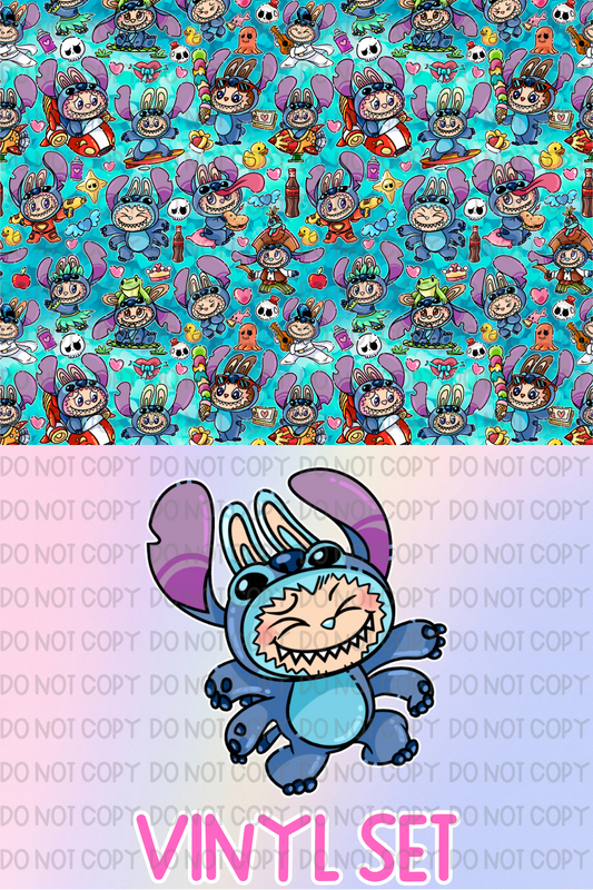 Alien Labubu Vinyl Set