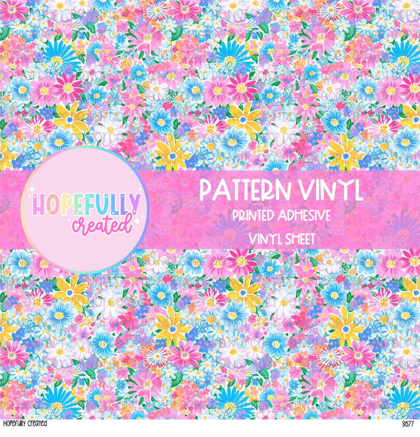 Floral Vinyl Collection - 3677