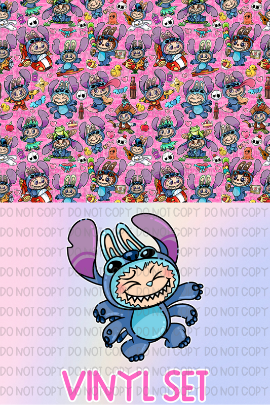 Alien Labubu Vinyl Set