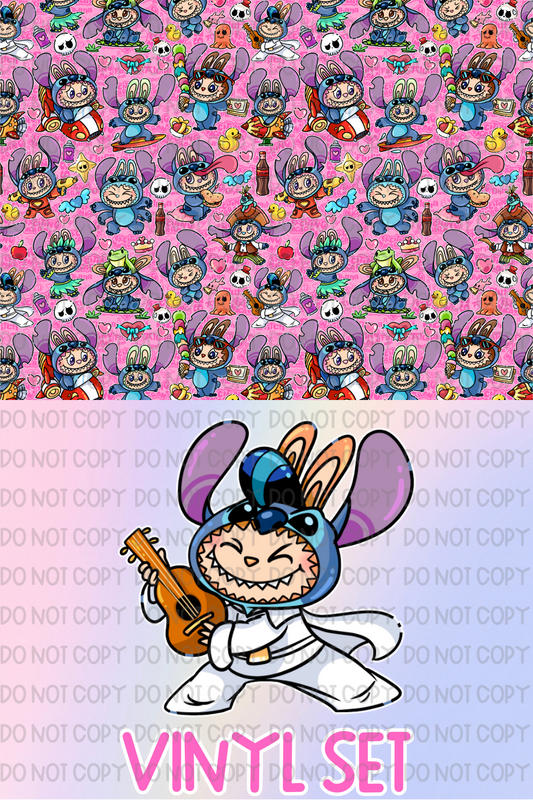 Alien Labubu Vinyl Set