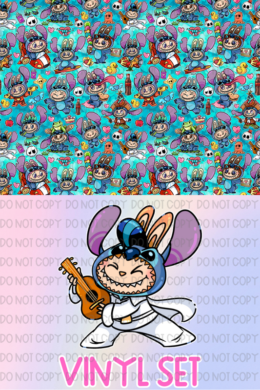 Alien Labubu Vinyl Set