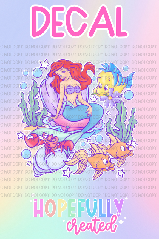 Mermaid Decal-764 VIP