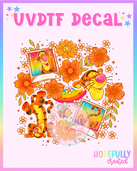 Tigger UVDTF Decal